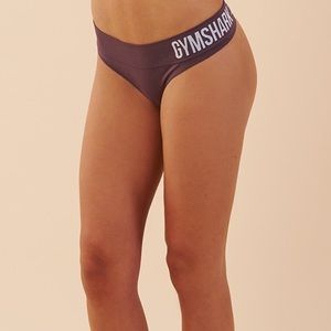 Seamless Gymshark purple wash thong